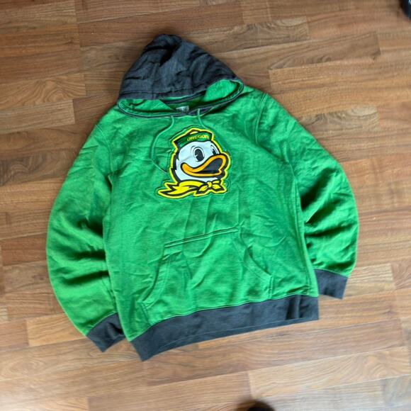 Green Oregon Ducks University Of Oregon Graphic Hoodie - Picture 7 of 8